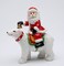 Ceramic Christmas Santa Riding On The Polar Bear Salt & Pepper Shakers, Gift for Her, Gift for Mom, Kitchen Décor, Christmas Décor